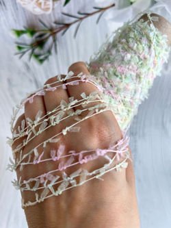 пряжа для вязания травка пушистая реснички