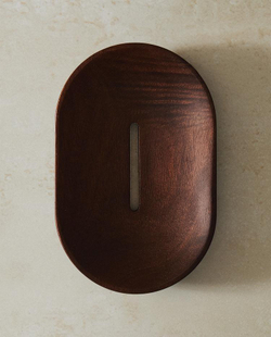 ZARA HOME МЫЛЬНИЦА ДЛЯ ВАННОЙ КОМНАТЫ ИЗ ДЕРЕВА, СВЕТЛО-БЕЖЕВЫЙ