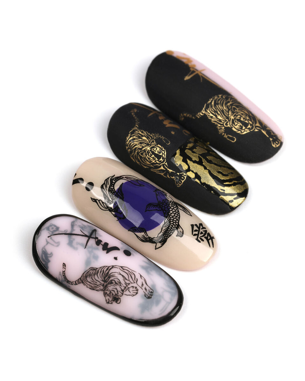 Charmicon 3D Silicone Stickers №254  Восточный сад