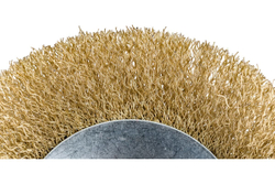 Щетка для УШМ 125 мм, M14, латунированная проволока ВОЛАТ 81050-125