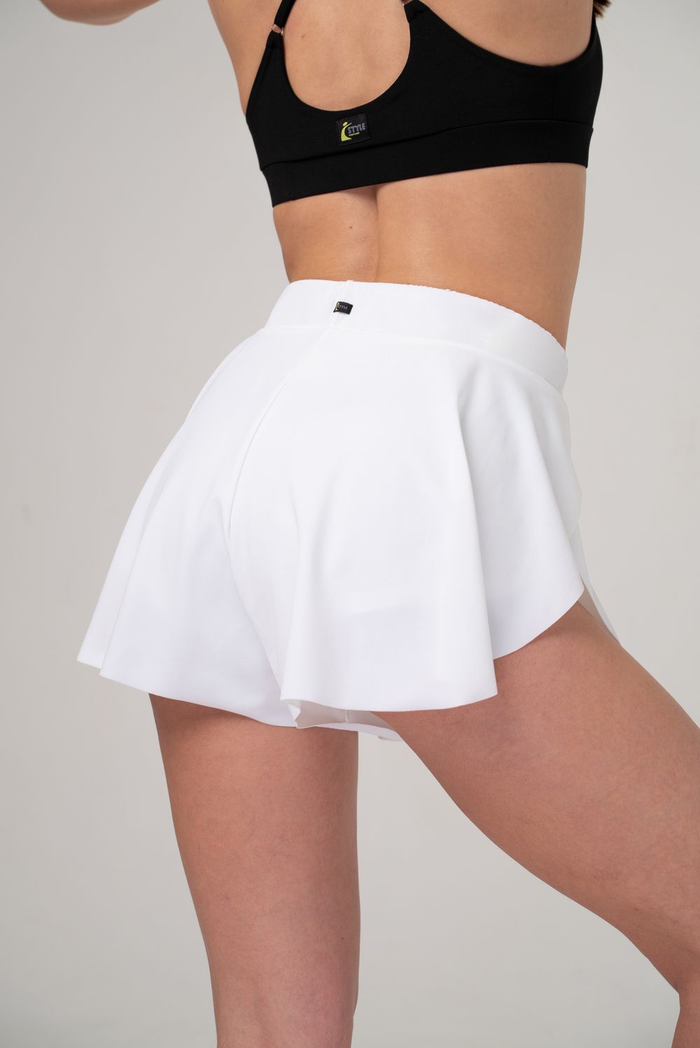 Double Fly Shorts, White