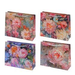 GAEM Пакет подарочный (бумага 210г/м2, блок 12шт), L32 W10 H26 см, 4в.