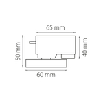 Трековое крепление с 1-фазным адаптером к 05104x Asta Lightstar 592077