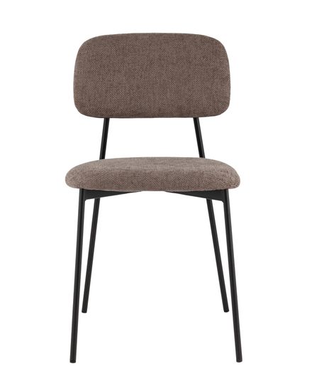 Стул Chao коричневый черные ножки