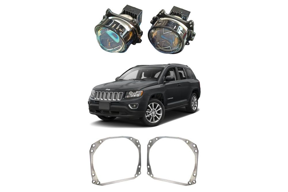 Комплект для замены штатных линз Jeep Compass I 2013-2016