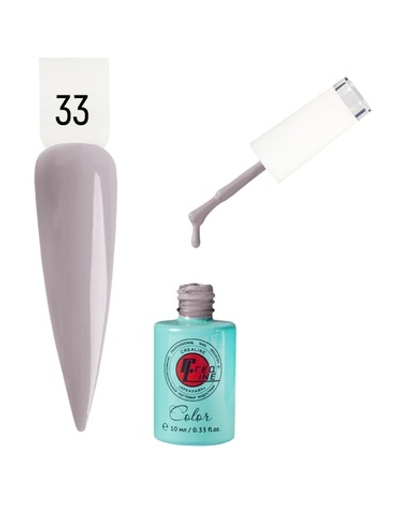Гель-лак UV тон 033 ледяной графит 10 мл