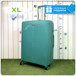 Большой чемодан  Mironpan 11272, Бирюзовый, XL