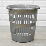 Корзина для мусора 11л, цвет сталь