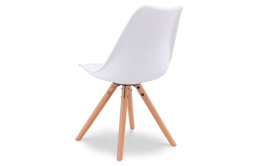 Стул PW072Y белый/бук