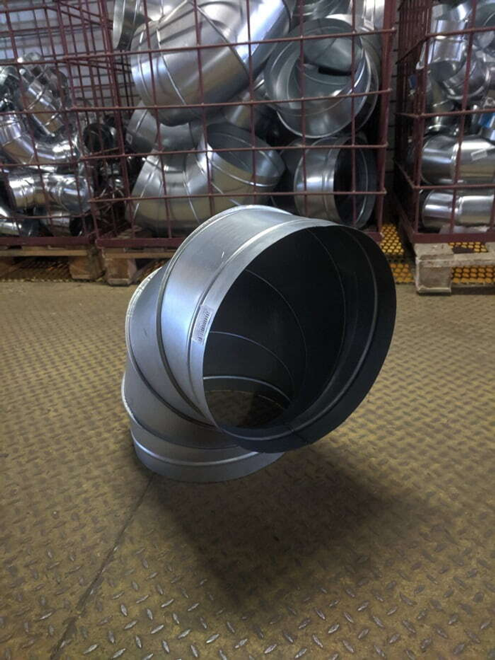 Отвод круглый 90 1250 мм