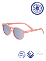 С/з очки Babiators Blue Series Polarized Keyhole. Уезжаю на выходные (The Weekender). Дыня. Серебряные зеркальные линзы