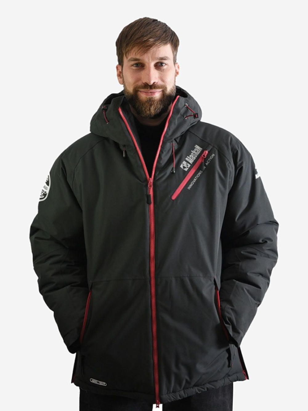 Куртка мужская зимняя APACHE темно-серая