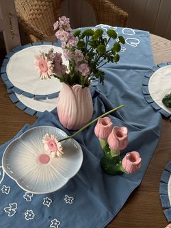 Дорожка на стол Незабудки из коллекции Ethnic, 45х150 см