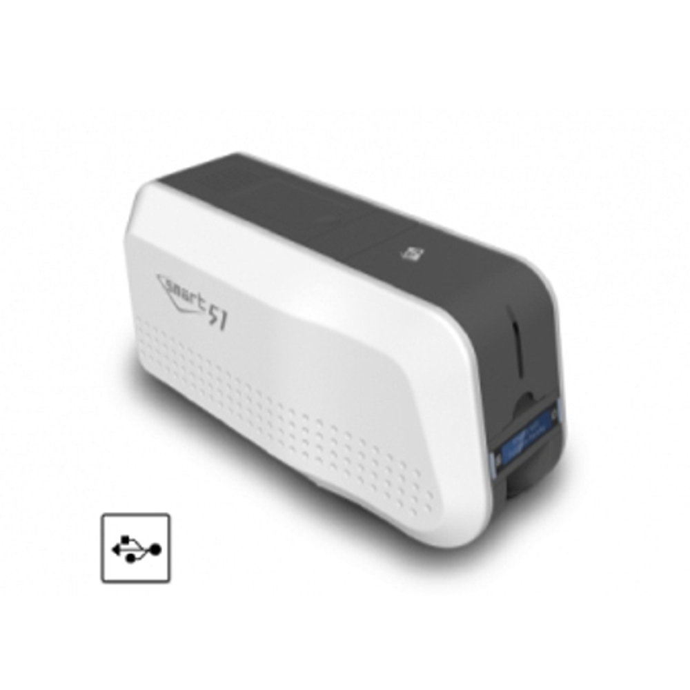 Принтер для печати на пластиковых картах SMART 51 Dual USB