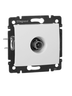 Legrand розетка 4429 TV с рамкой 1 белая