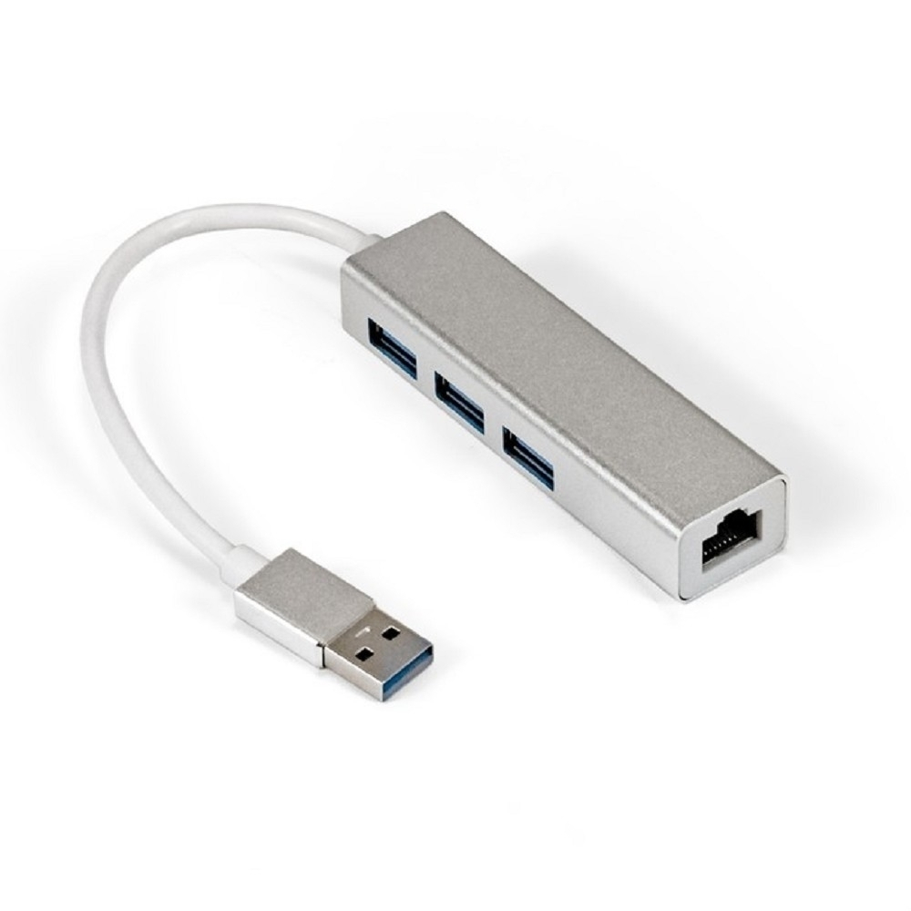 ExeGate EX294185RUS Кабель-адаптер ExeGate EXE-77U3T-45 (USB3.0 --&gt; 3xUSB3.0 + 1xRJ45 UTP 1000Mbps RLT8153)