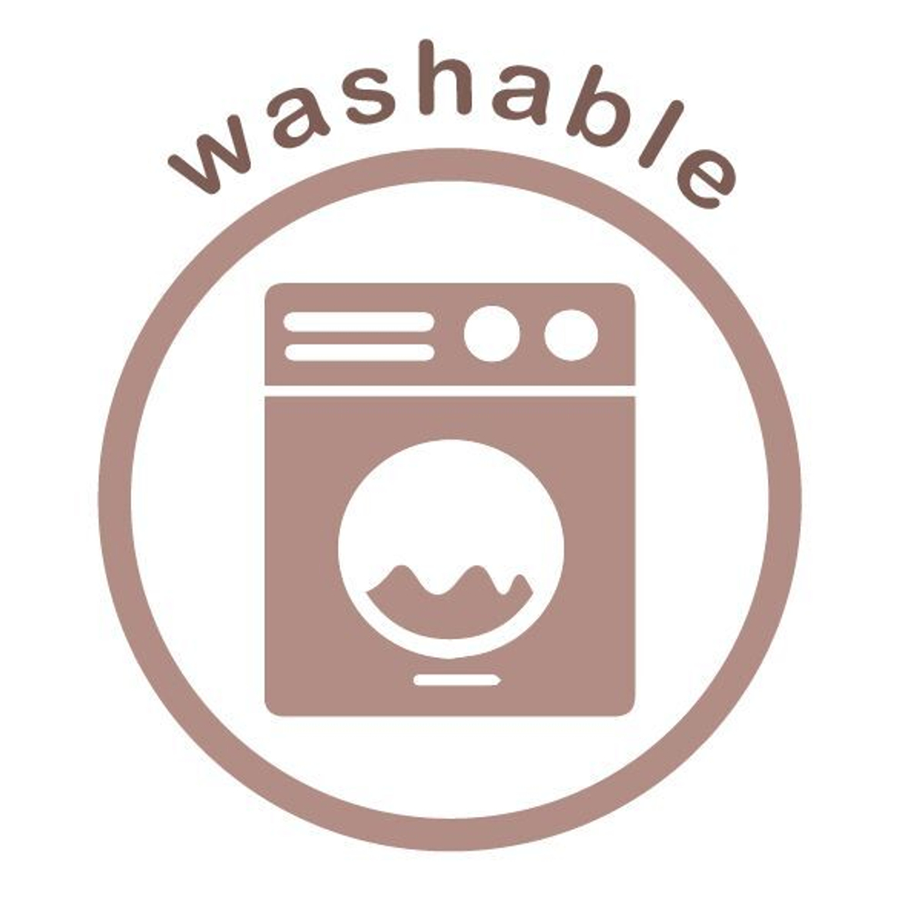 Стираемый коврик Nattiot Perla Ecru (Ø110 см), хлопок, бежевый