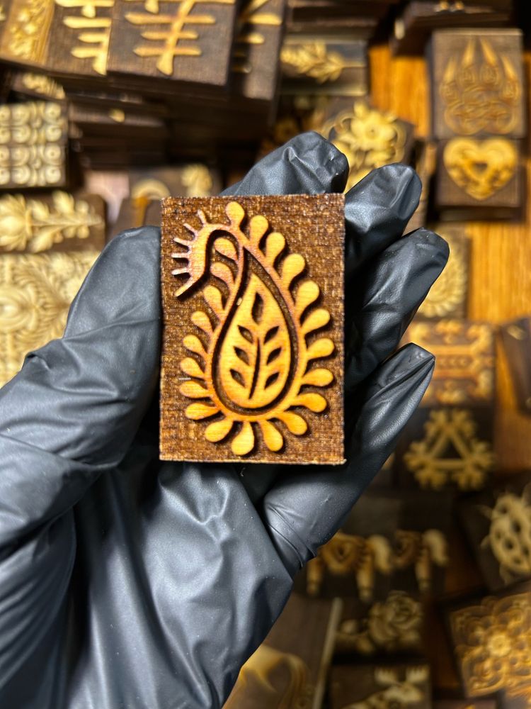 Деревянный штамп 073 (5x3,5 см) (Уценка!)