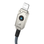 USB-A - Lightning Кабель Baseus Unbreakable Charging+Data 2.4A 1m - Stellar White