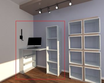 Стол письменный ВАНКУВЕР правый