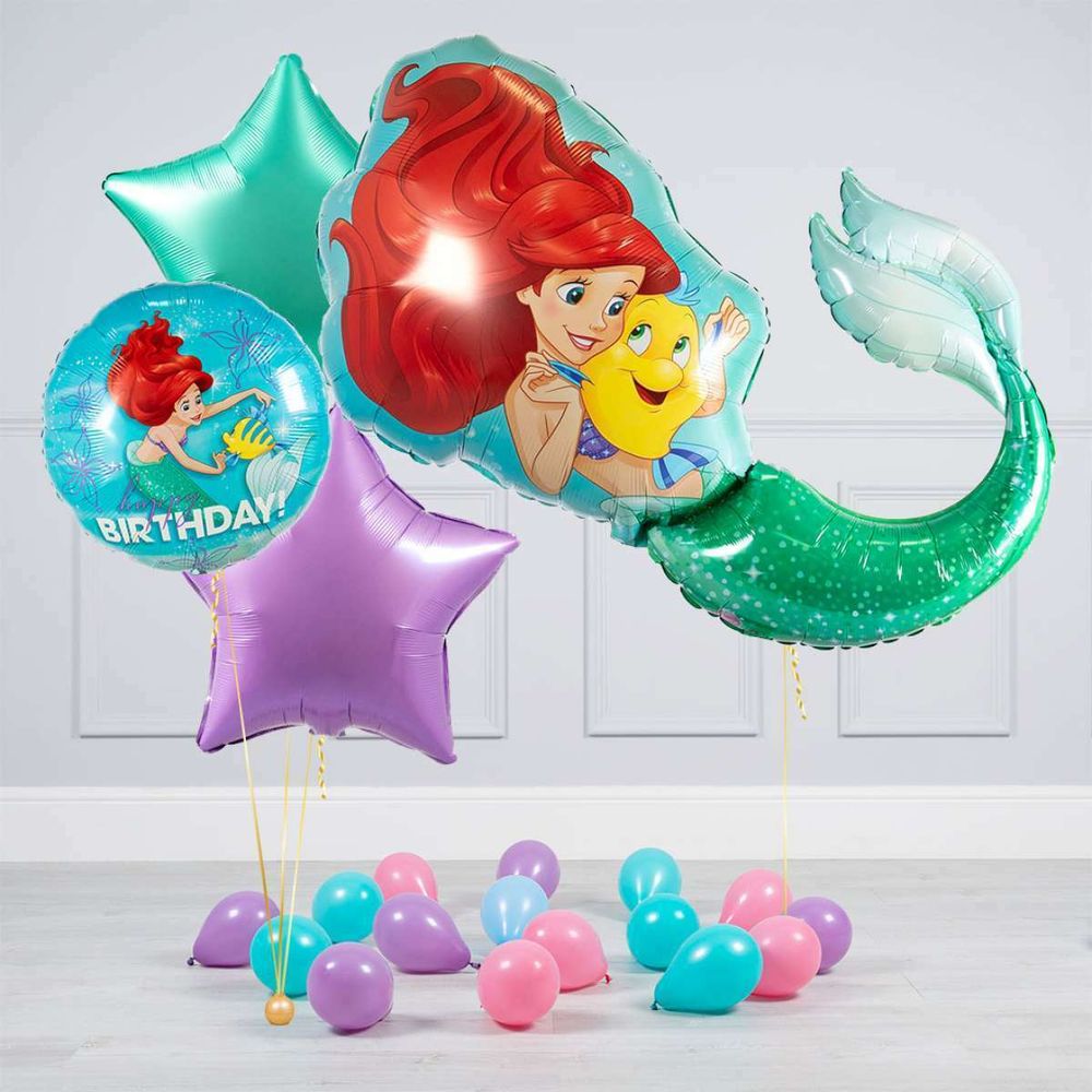 AN Шар фигура Русалочка Ариэль 25"/64 CM W X 32"/81CM H (БГ-39)  Изображение4