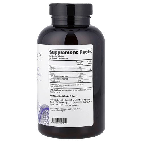 Theralogix, TherOmega®, 270 капсул