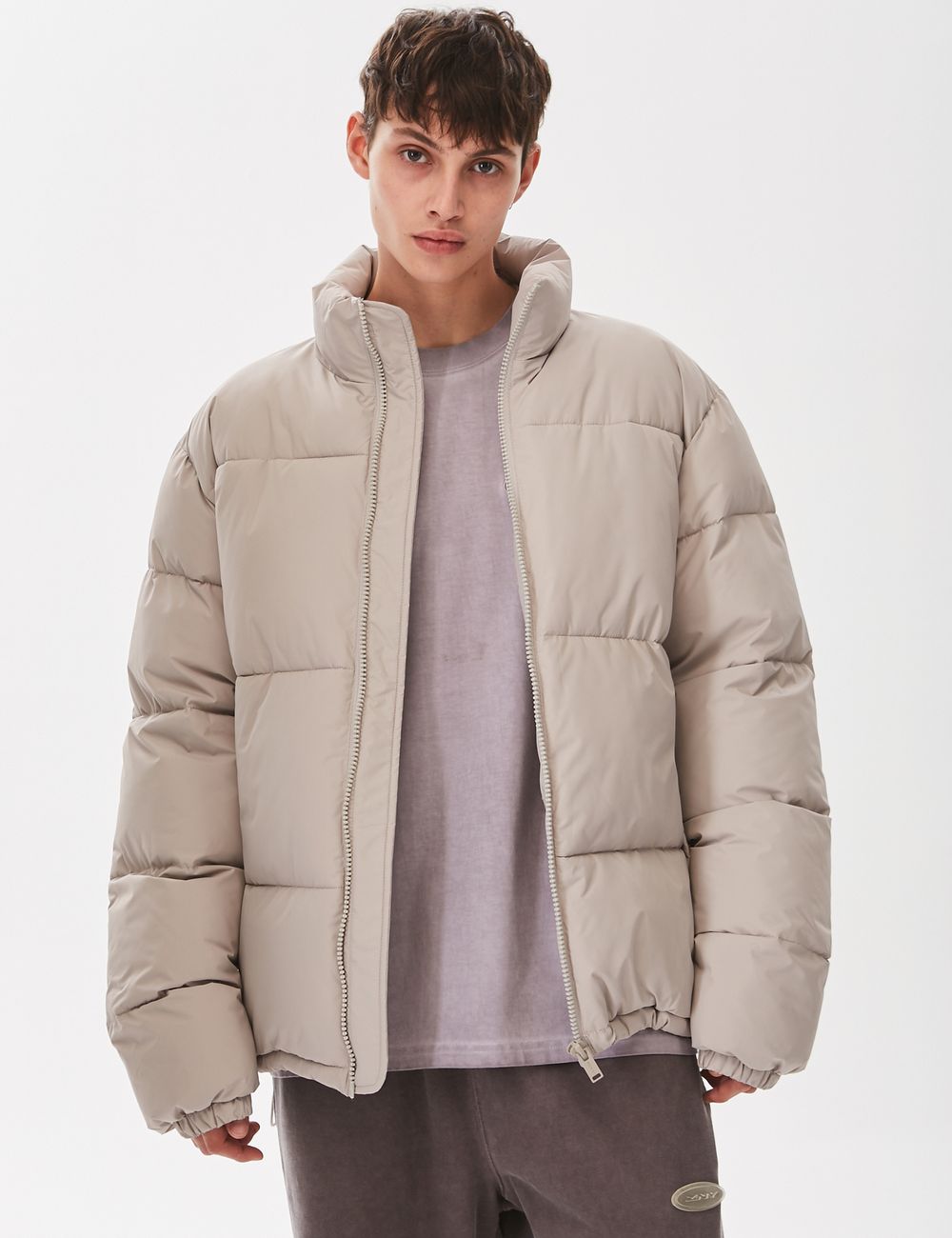 Пуховик ZNY Basic Бежевый