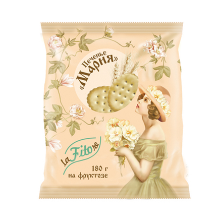 Печенье Мария LaFitore на фруктозе 180 гр