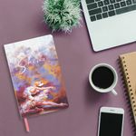 Ежедневник недатированный А5 (138х213 мм), BRAUBERG VISTA, под кожу, гибкий, 136 л., "Ballet", 112002