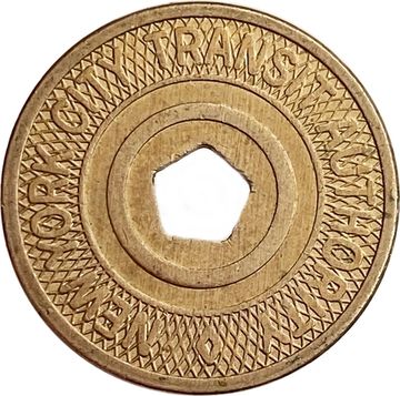 Транспортный жетон «TRANSIT AUTHORITY»