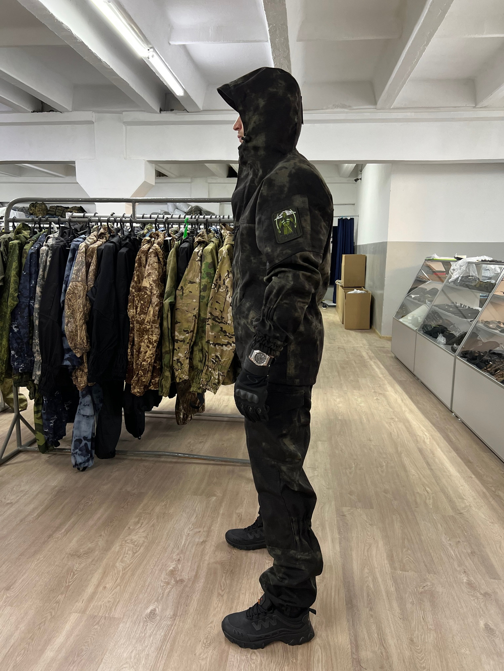 Костюм горка 6 весна-лето лайт / черный мох