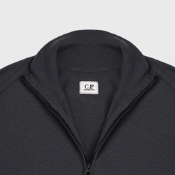 Свитер C.P. Company 1/4 Zip Dark Grey