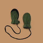 Утепленные варежки (еловый)