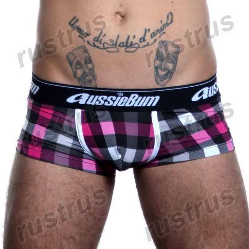 Мужские трусы хипсы розовые Aussiebum AB00402