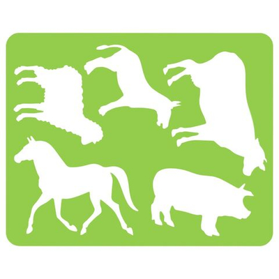 Трафарет для рисования Стамм Домашние животные , пакет, европодвес