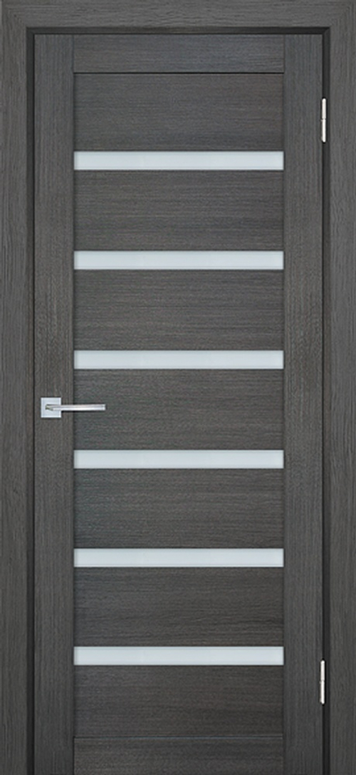 Дверь ТЕХНО-707 / Цвет Грей / белый сатинат / Двери МАРИАМ