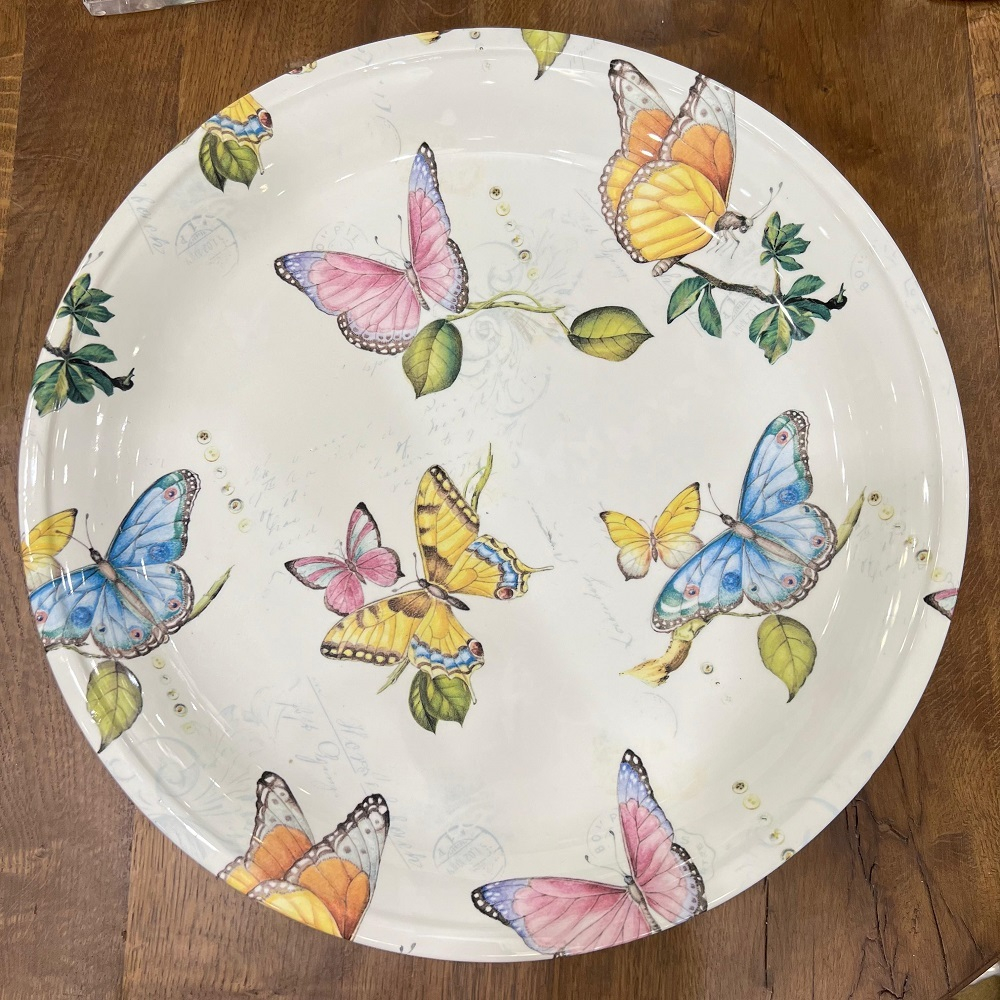 Блюдо на ножке Бабочки