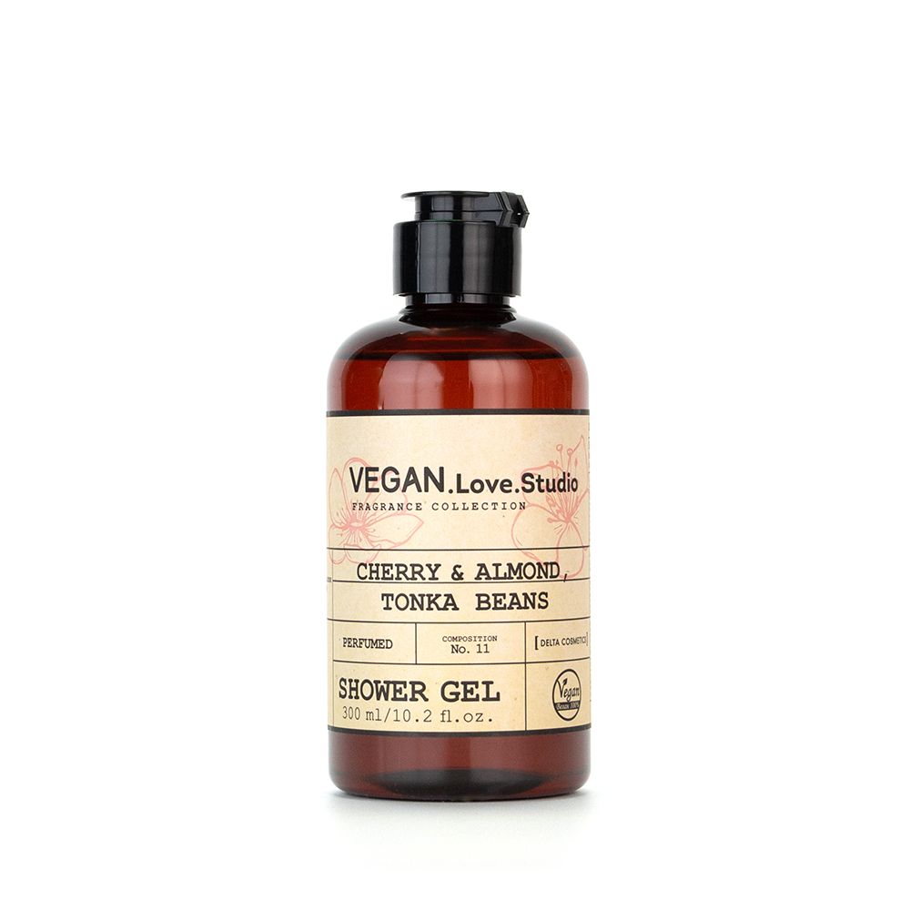 Гель для душа VEGAN.Love.Studio Cherry, Almond, Tonka Beans
