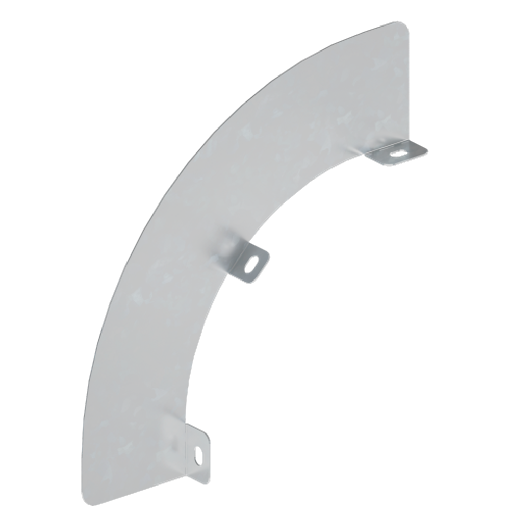 Перегородка SEP для углов CD 90 H80, в комплекте с крепежными элементами и необходимыми для монтажа