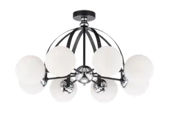 51389/8 CR+BK+WT (1) Люстра #