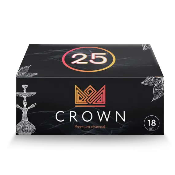 Уголь Crown 25 мм — 0.250 кг