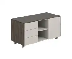 NZ-0213.BT.GS / Тумба мобильная 3-х секционная обвязка BT, фасады GS / 1224х564х620 обвязка BT, фасады GS