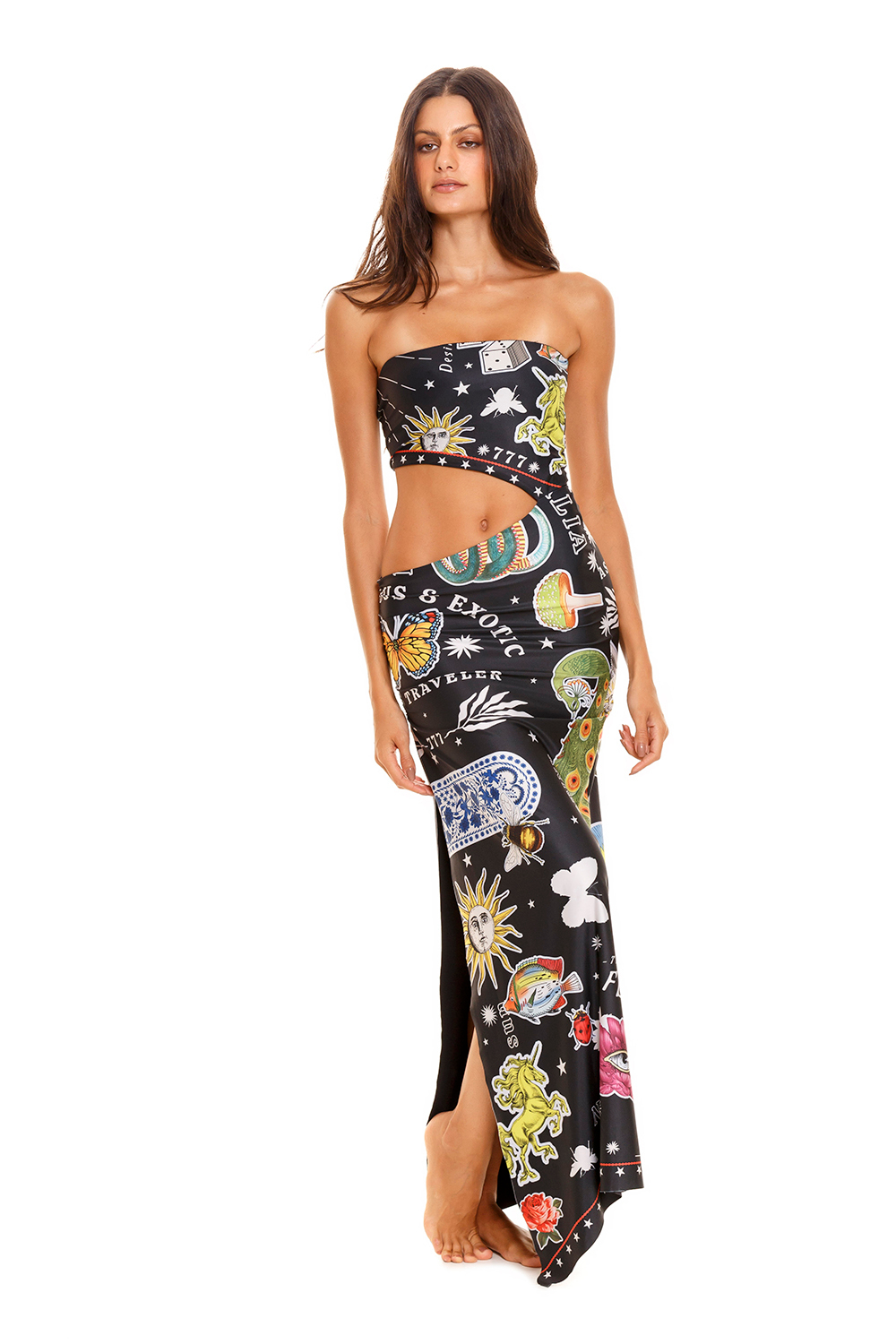 Платье 12307 Gwen Embellished Agua Bendita