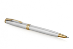 Шариковая ручка Parker Sonnet Stainless Steel GT 1931507, стержень: M, цвет чернил: black , в подарочной упаковке