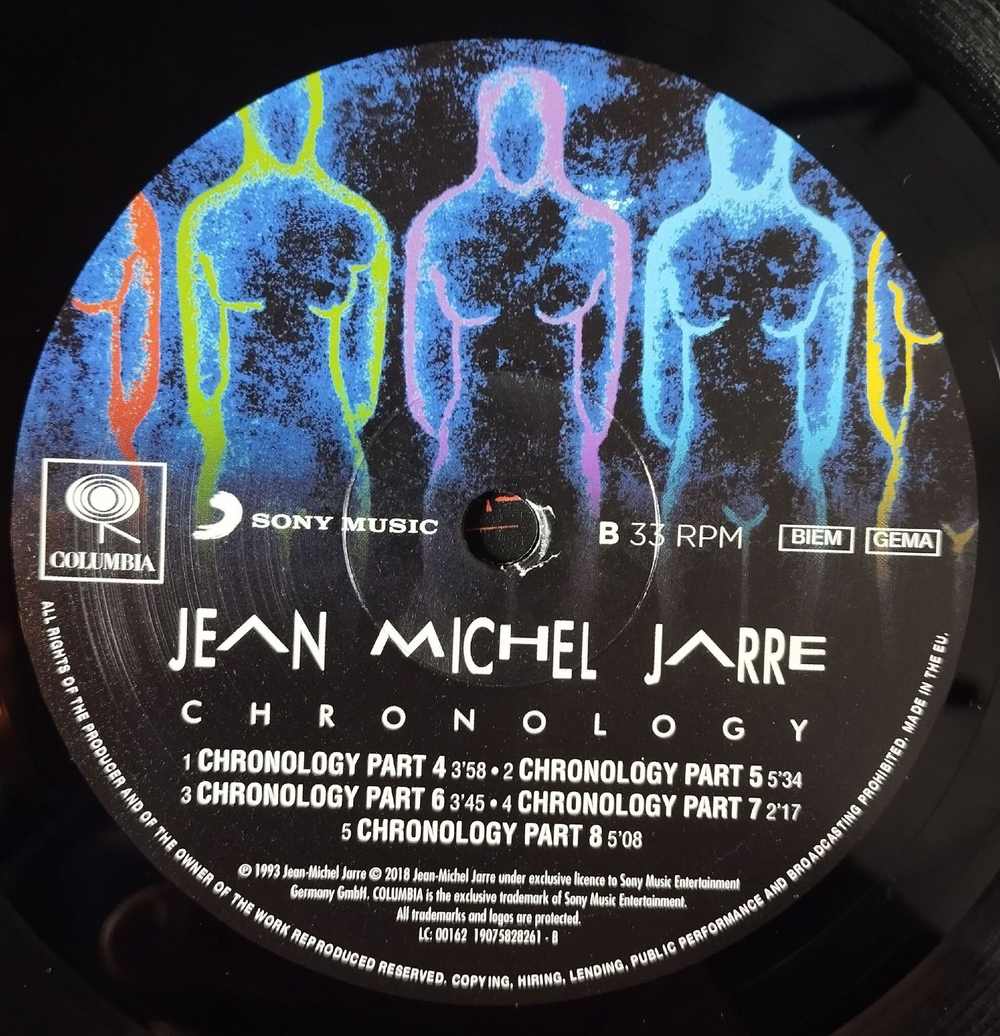 Винтажная виниловая пластинка LP Jean Michel Jarre Chronology (Germany 2018)