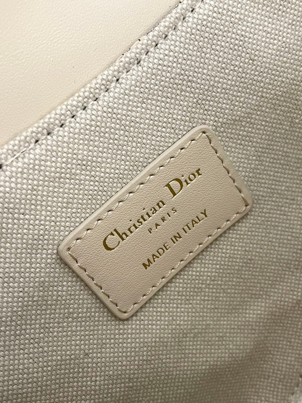 Christian Dior Mini Soft Saddle Bag With Strap
