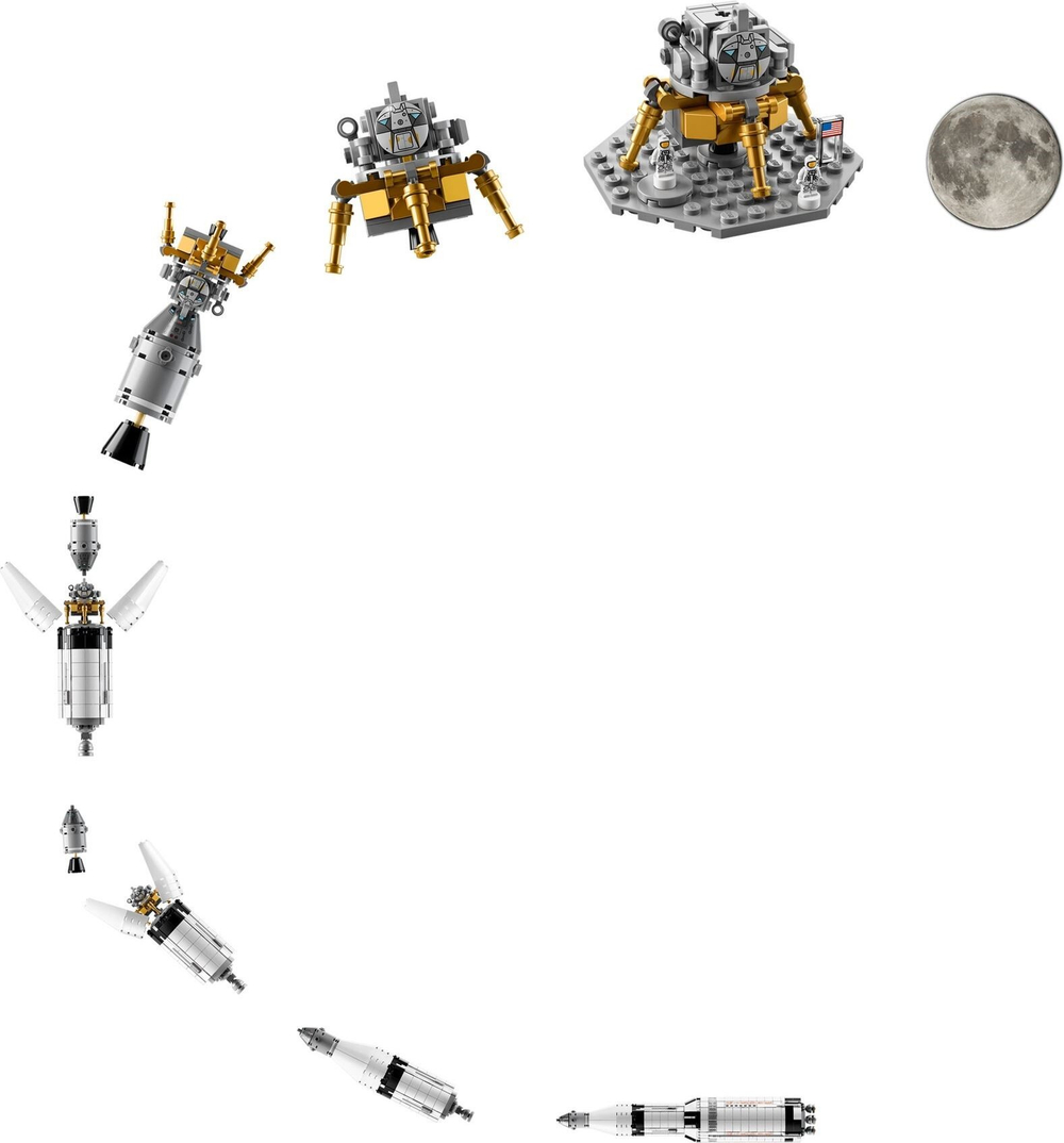 Конструктор LEGO NASA 21309 Apollo Saturn V