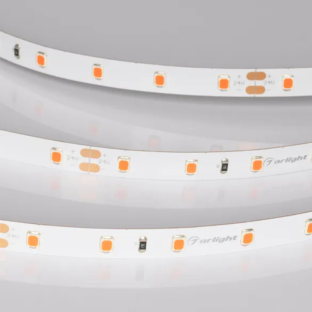 Светодиодная лента RT-A60-8mm 24V Ruby (4.8 W/m, IP20, 5m) (Arlight, -) 055374