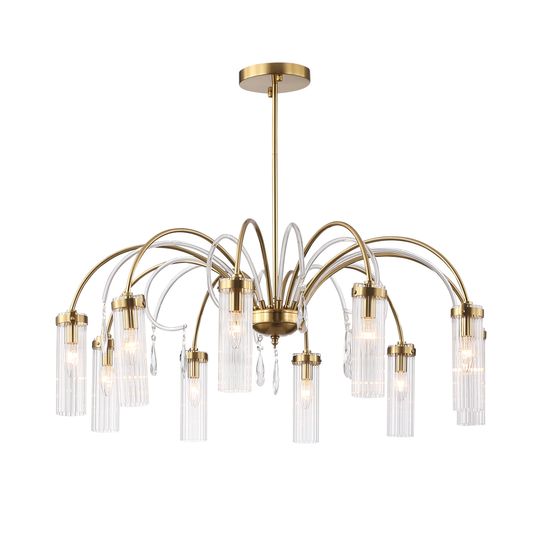 SL1401.303.10 Люстра подвесная ST-Luce Латунь/Латунь, Прозрачный E14 10*40W Luminera