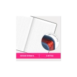 Блокнот А5 клетка BRAUBERG VISTA "In Dreams", под кожу, твердый, срез фольга, 80 л., 112064